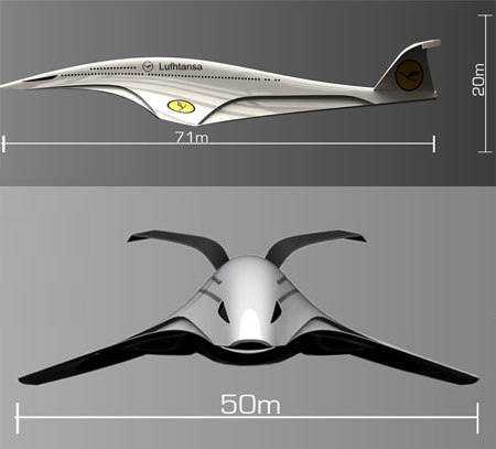 airliner new Victor Urible дизайн новых самолетов